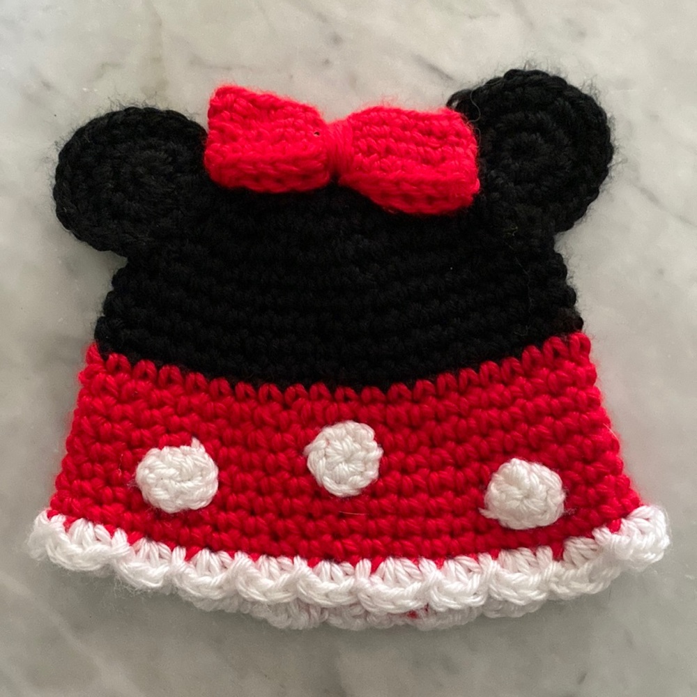Handmade Minnie Mouse beanie